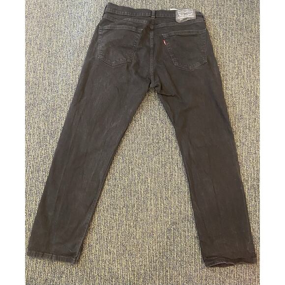 Levis 505 Jeans Mens 34x30 Gray Regular Fit Straight Leg Denim Pants Y2K - Picture 7 of 8